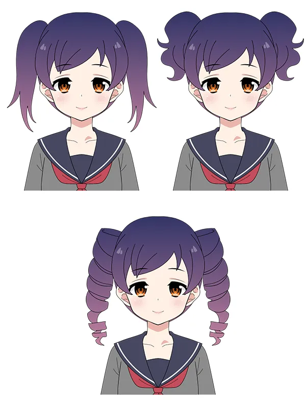Draw 1 Girl with 20 Hairstyles: Learn How to Draw Hair for Anime and Manga  Characters (Draw 1 in 20): Yu, Mei: 9781990391286: Amazon.com: Books