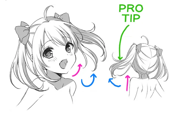 How does a character’s movement affect the way their hair moves? Part 2 ...