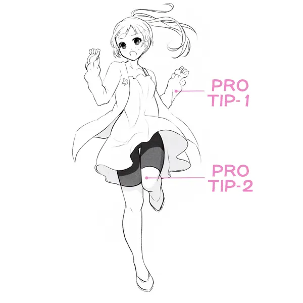 Pro tips for drawing characters in movement: Let's talk about running! -  Anime Art Magazine