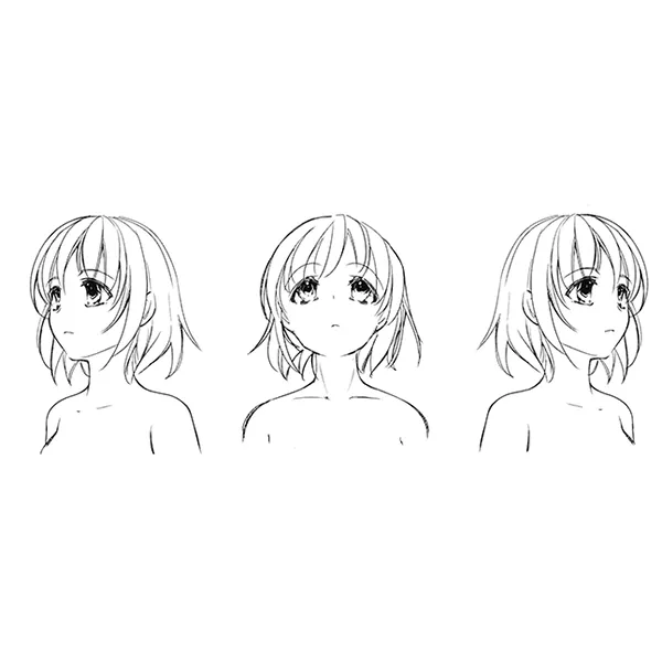Drawing the face from all different angles - Anime Art Magazine