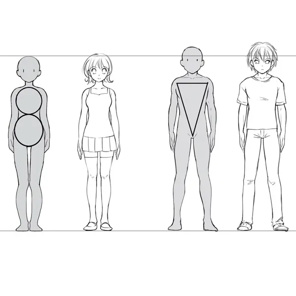 Anime Anatomy Drawing – Create the Body Base of Your Anime