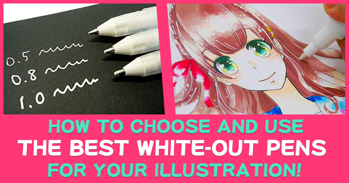 Art Supplies Reviews and Manga Cartoon Sketching: White Colored