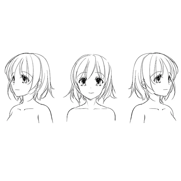 Drawing the face from all different angles - Anime Art Magazine
