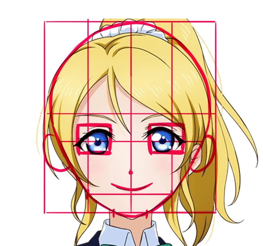 Use this template to draw a perfect face every time  Anime Art Magazine