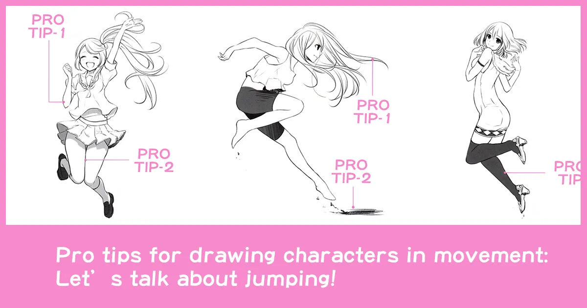 Jumping Anime Girl by Ghosyboid on DeviantArt