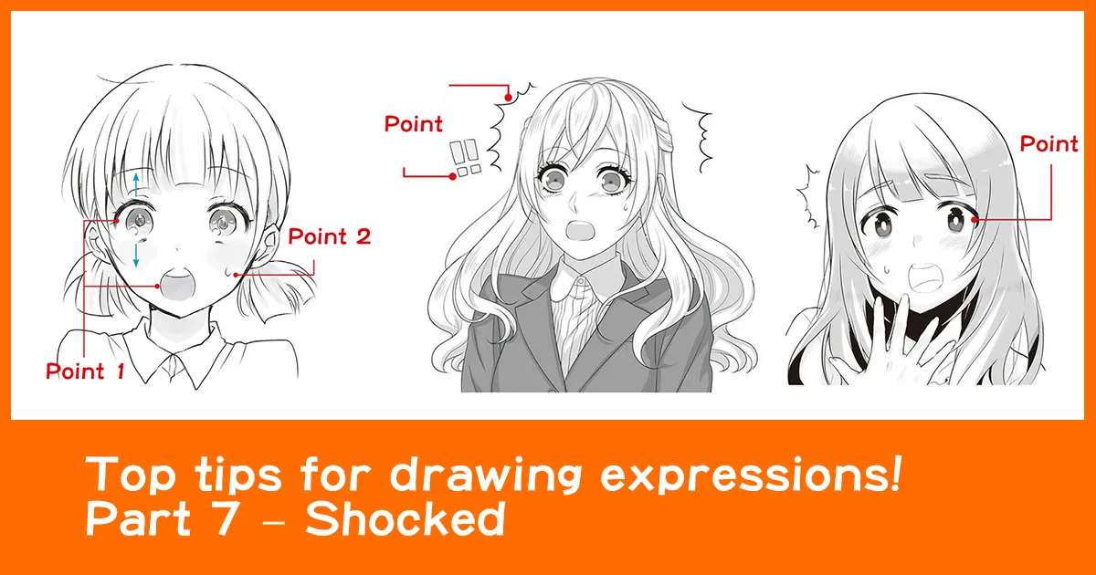 anime reaction faces shocked