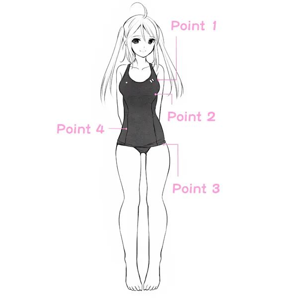how to draw anime girl pants