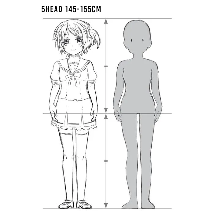 Using head-to-body ratio to adjust a character's height and age (part 2) -  Anime Art Magazine