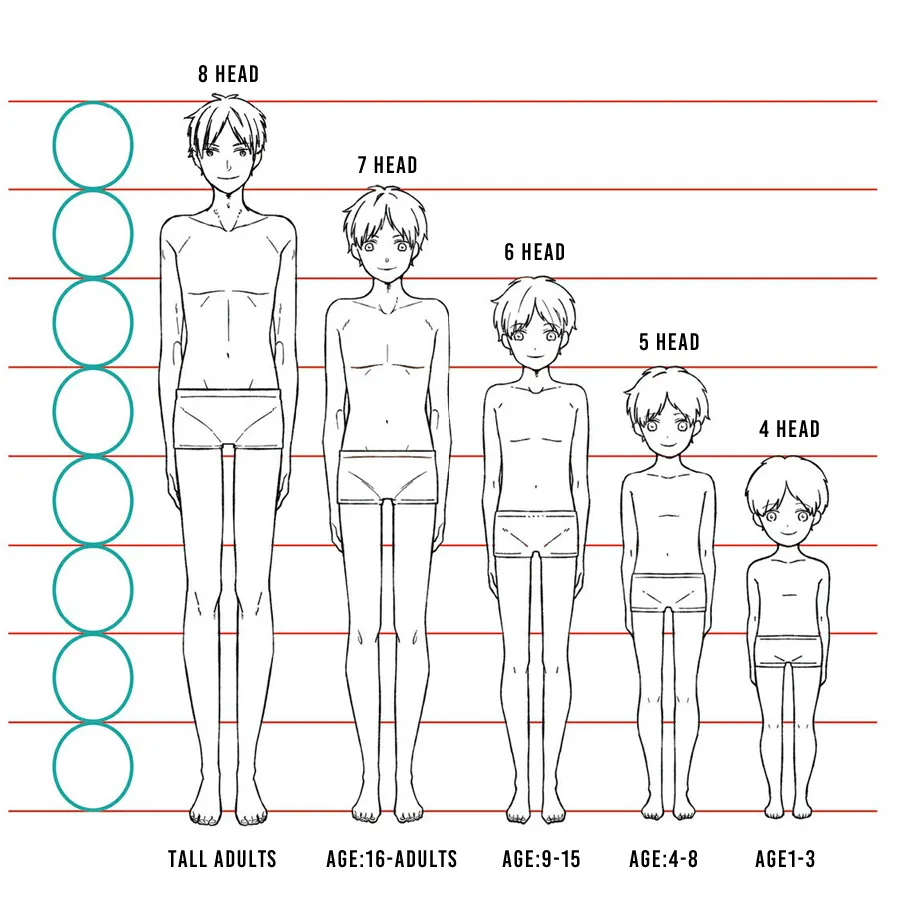 Our Characters - Height Chart Collab! by chu0403 on DeviantArt