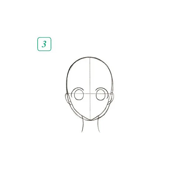 How to Draw a FrontFacing Face  Anime Art Magazine