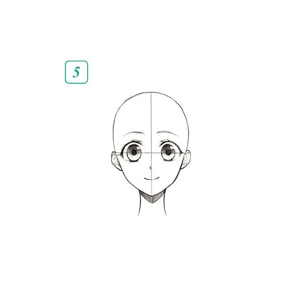 How To Draw A Front-Facing Face - Anime Art Magazine