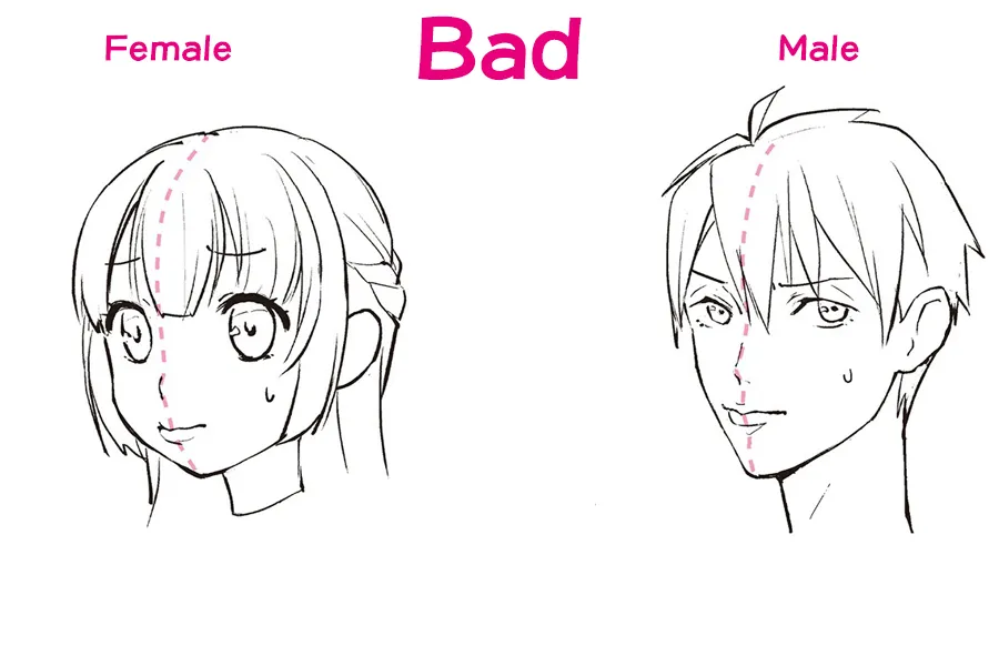 How to draw anime mouths from a 45 degree angle - Anime Art Magazine